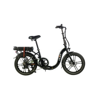 Electric folding bike - Lacros Ambling A400 - Matt Black