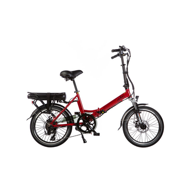 Electric folding bike Lacros Scamper S200 - Matt Red