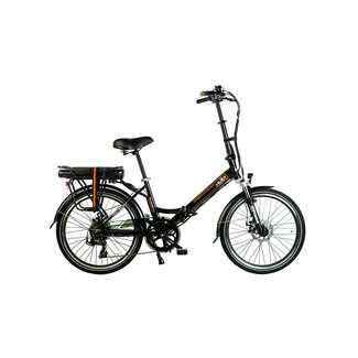 Vélo pliant électrique - Lacros Scamper S200XL - Noir Mat