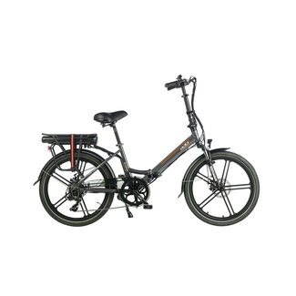 Vélo pliant électrique - Lacros Scamper S400XL - Gris Mat