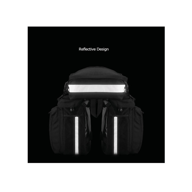 Sahoo 3-In-1 Triple Pannier Bag 37liters