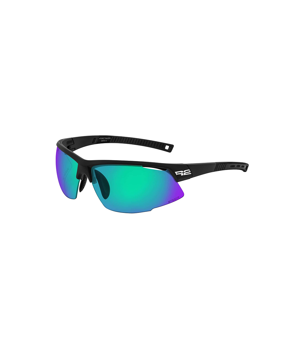 Black Gloss/Multimirror Bronze Aerowatt Sport Sunglasses