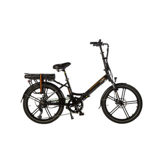 Elektrische vouwfiets - Lacros Scamper S400XL - Matzwart