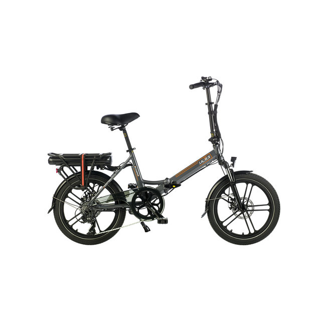 Elektrische vouwfiets Lacros Scamper S400 - Matgrijs