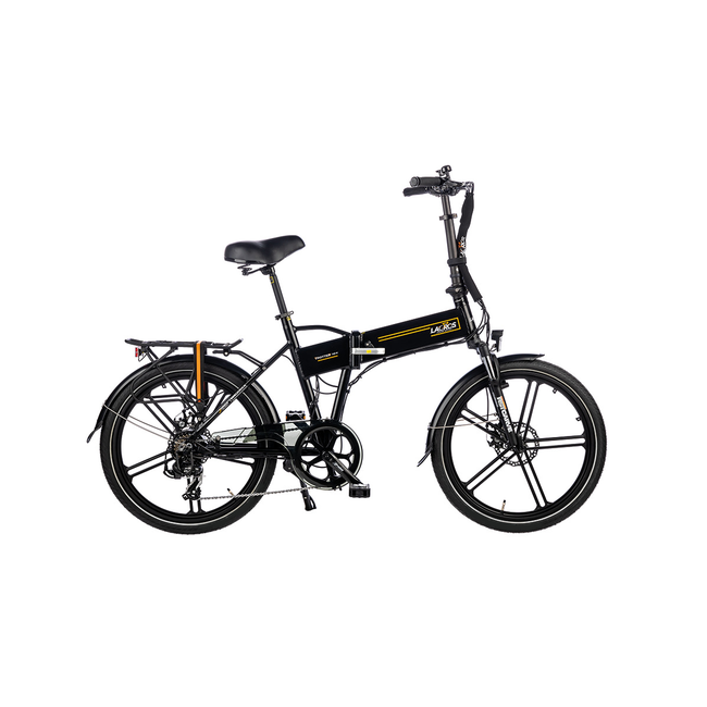 Vélo pliant électrique Lacros Trotter T400XL - Noir mat