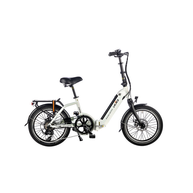 Vélo pliant électrique Lacros Canter C200 - Blanc mat
