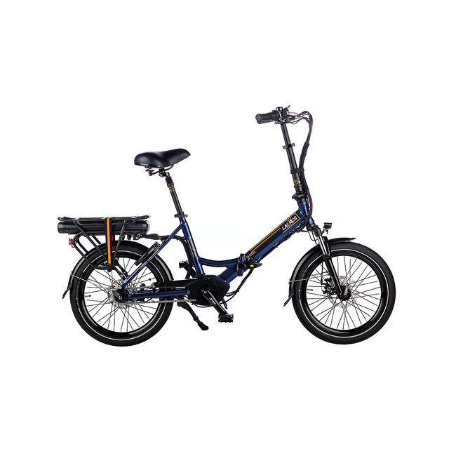 Vélo pliant électrique - Lacros Scamper S600 Motinova motor central - Bleu Mat