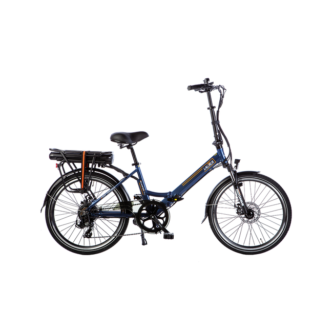 Elektrische vouwfiets Lacros Scamper S200XL - Matblauw