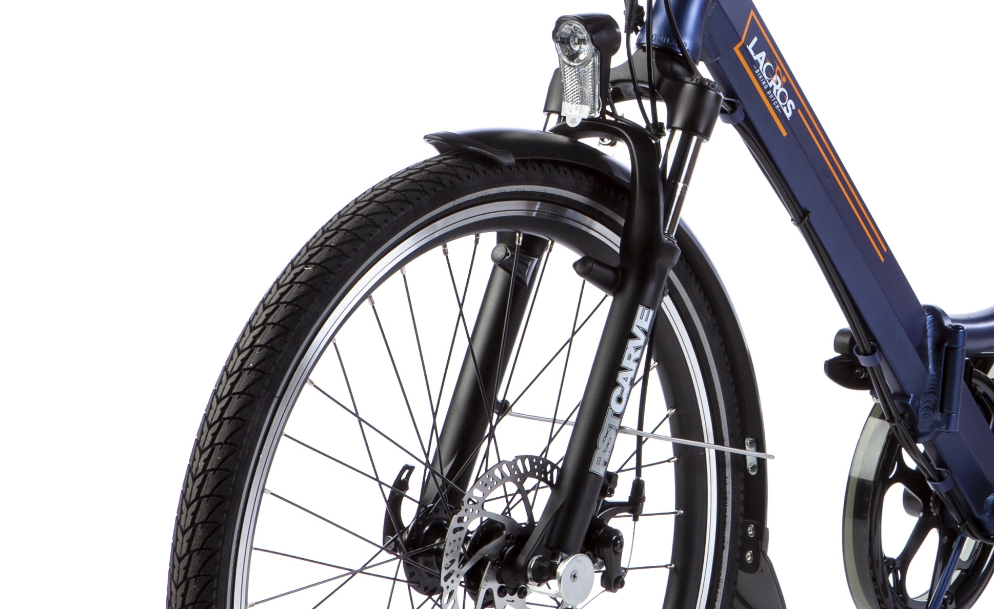 electric folding bike, lacros, scamper s200xl, matt blue