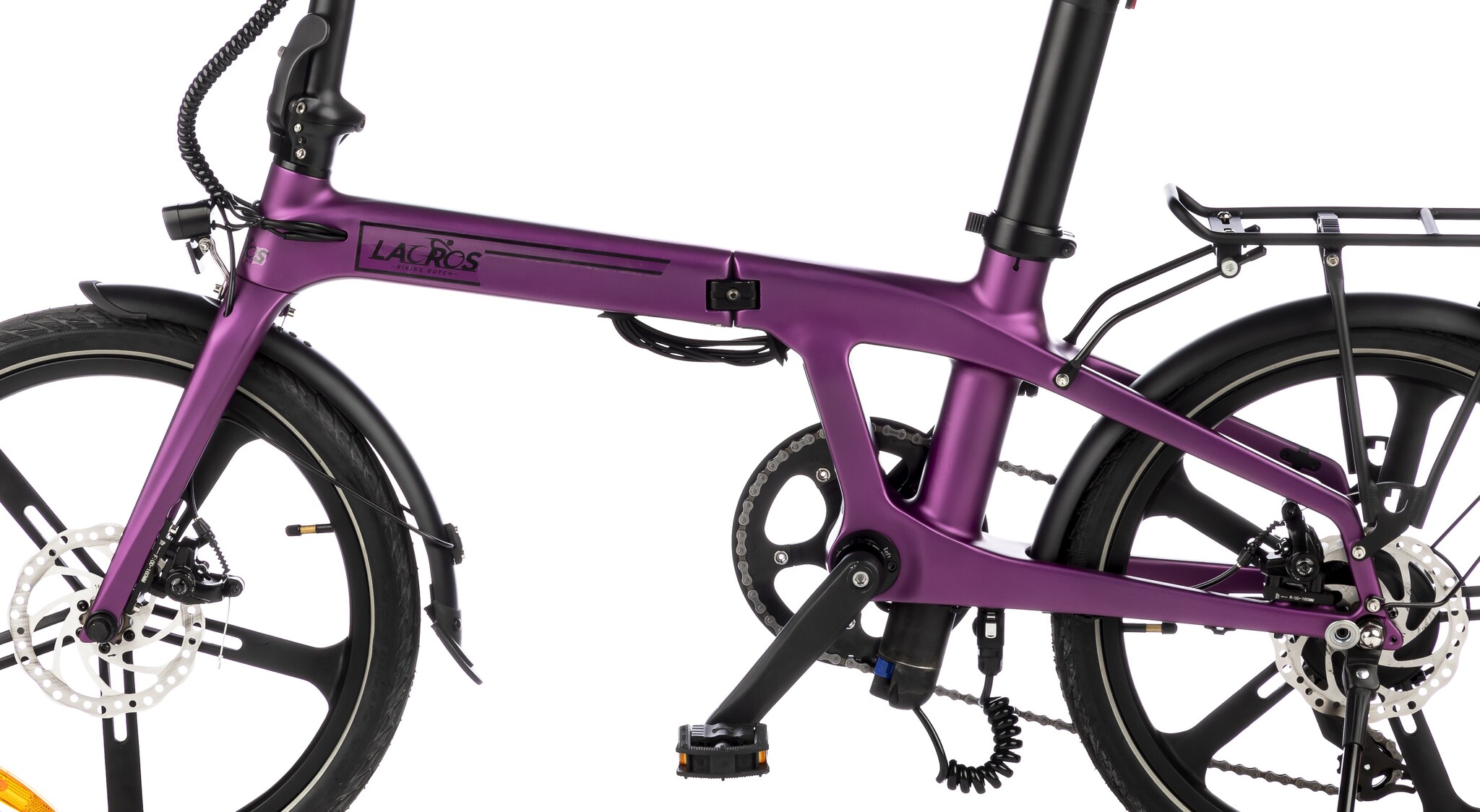 electric folding bike, lacros, tx carbon