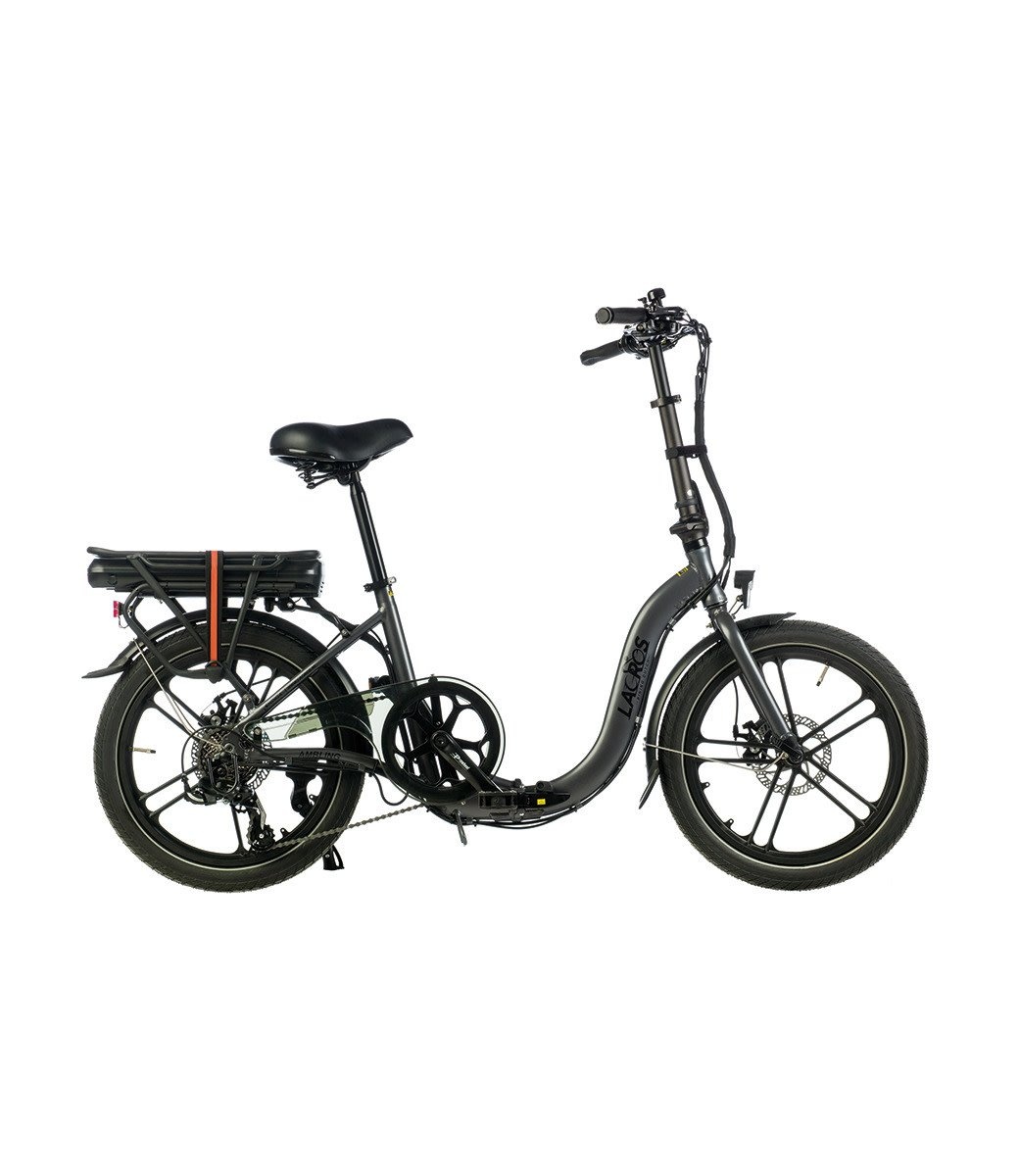 Velo pliant electrique Lacros Ambling A400 Noir Mat Lacros