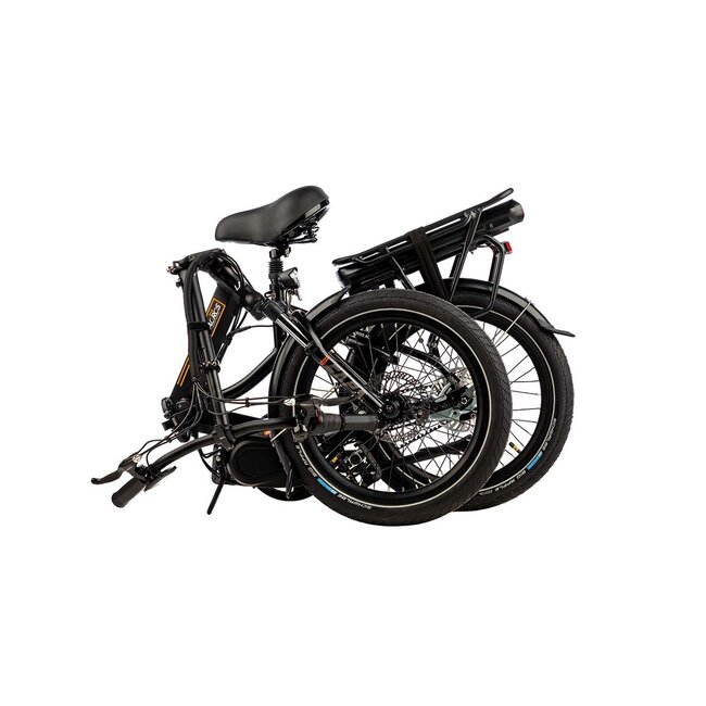 Elektrische vouwfiets Lacros Scamper S600 M410 Belt middenmotor
