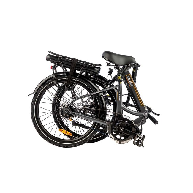 Elektrisches Faltrad Lacros Scamper S600XL M410 belt drive mittelmotor