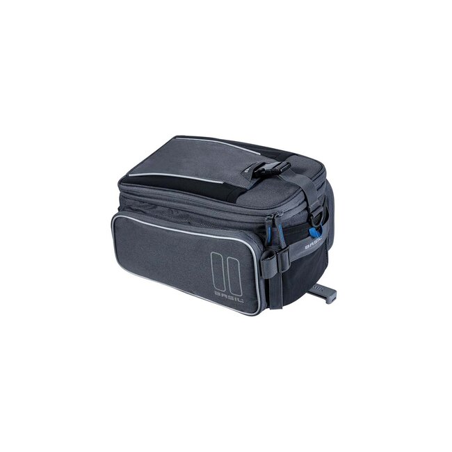 Basil Sport top bag 7-15 liters Graphite/Blue