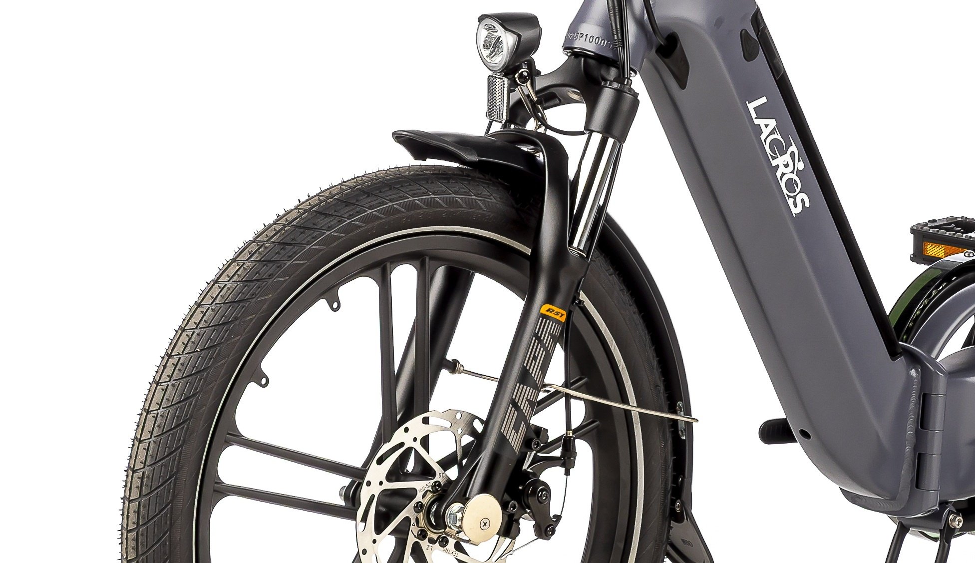 elektrische vouwfiets, lacros canter c200, zwart