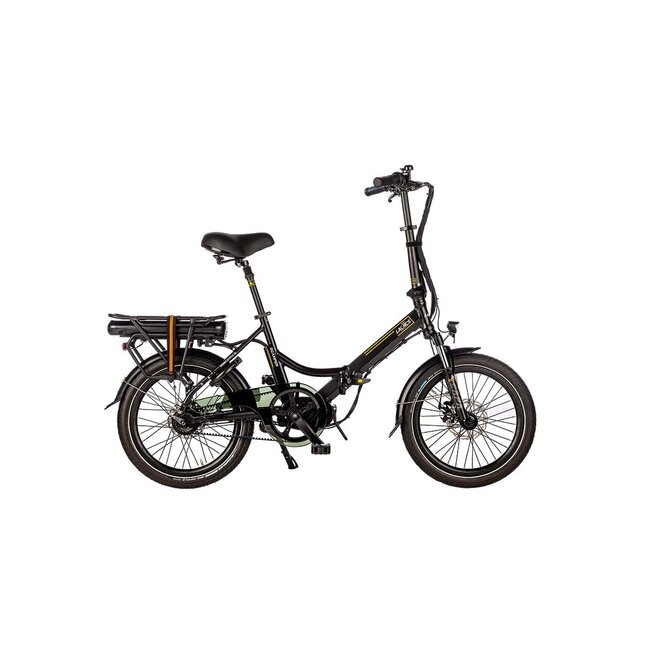 Electric folding bike Lacros Scamper S600 M410 Belt drive mid-motor