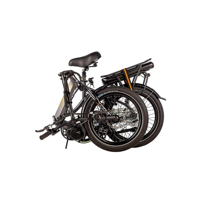 Vélo pliant électrique Lacros Scamper S600 M410 Belt drive moteur central