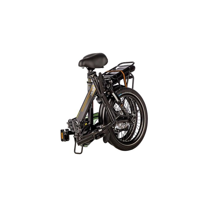 Elektrisches Klapprad Lacros Scamper S600 M410 Belt drive mittelmotor