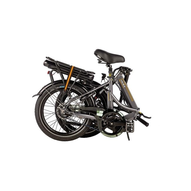 Vélo pliant électrique Lacros Scamper S600 M410 Belt drive moteur central