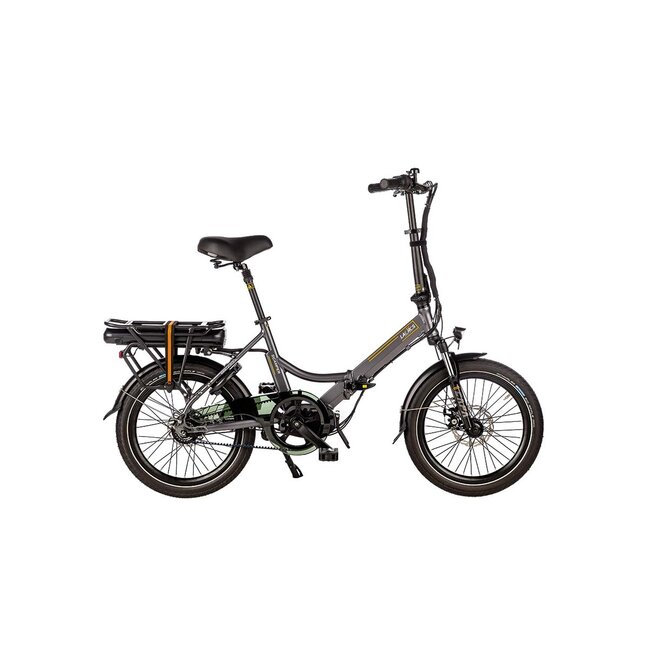 Elektrische vouwfiets Lacros Scamper S600 M410 Belt middenmotor