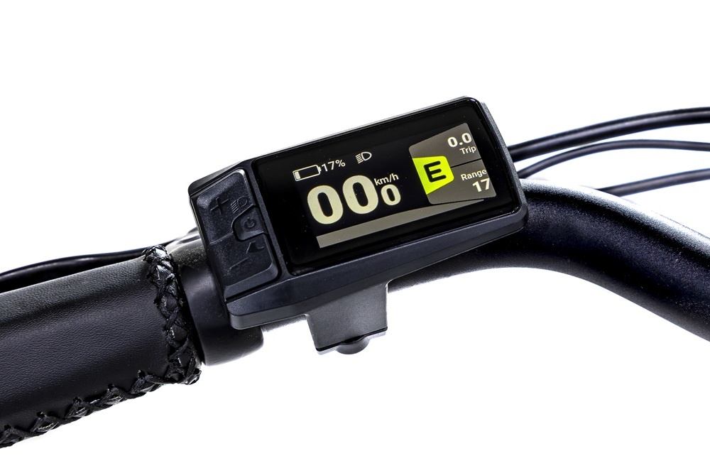 elektrische vouwfiets, display