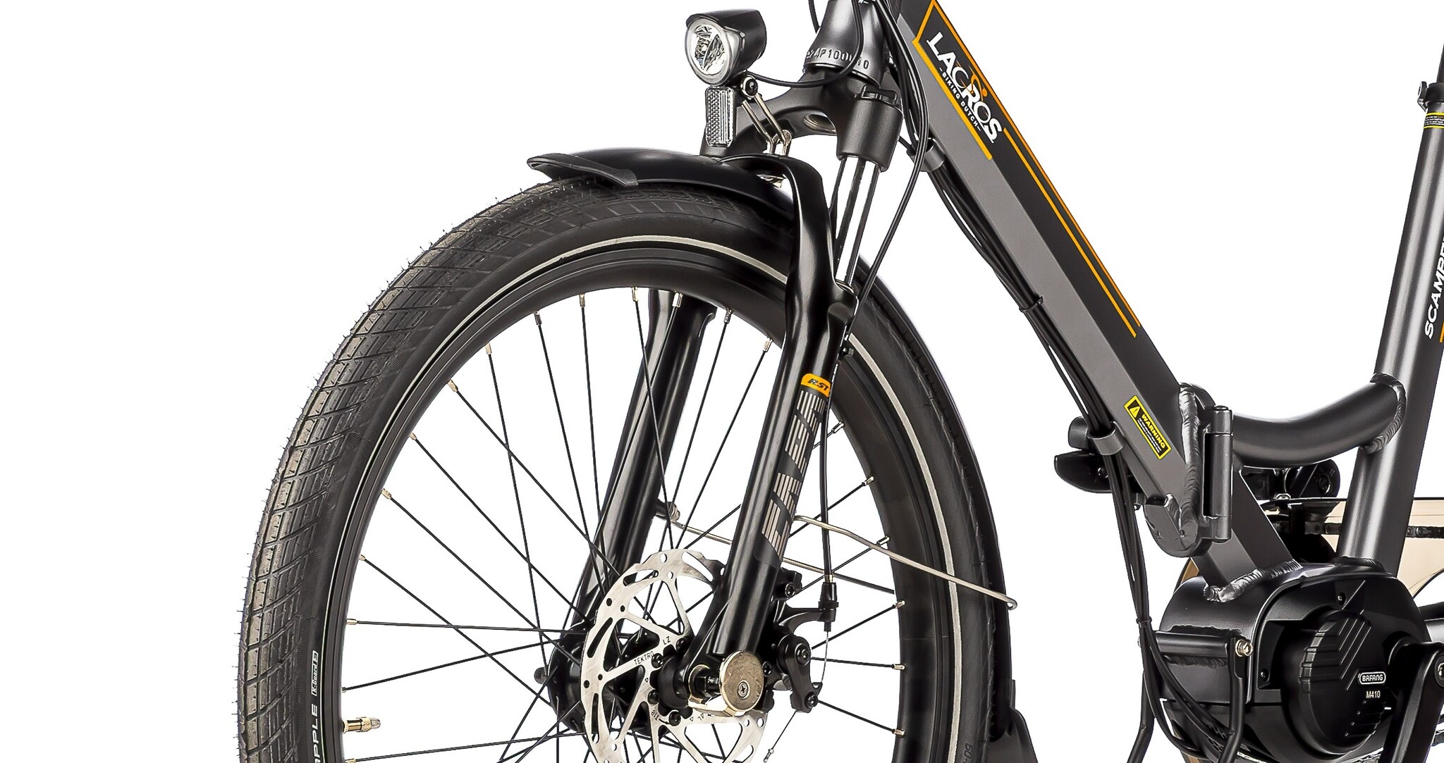 elektrische vouwfiets, lacros scamper S600XL, matzwart, middenmotor