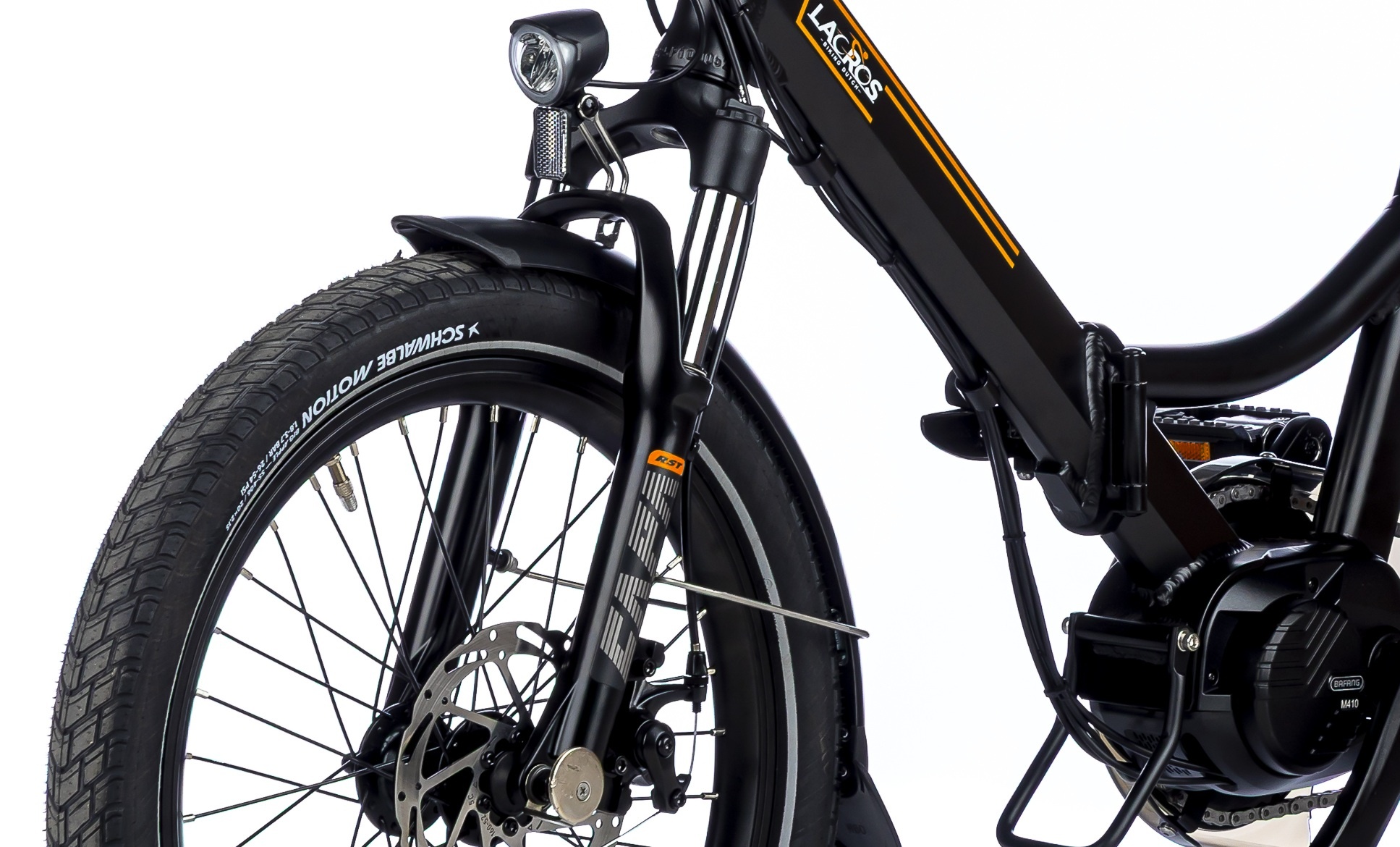elektrische faltrad, lacros scamper s600, schwarz