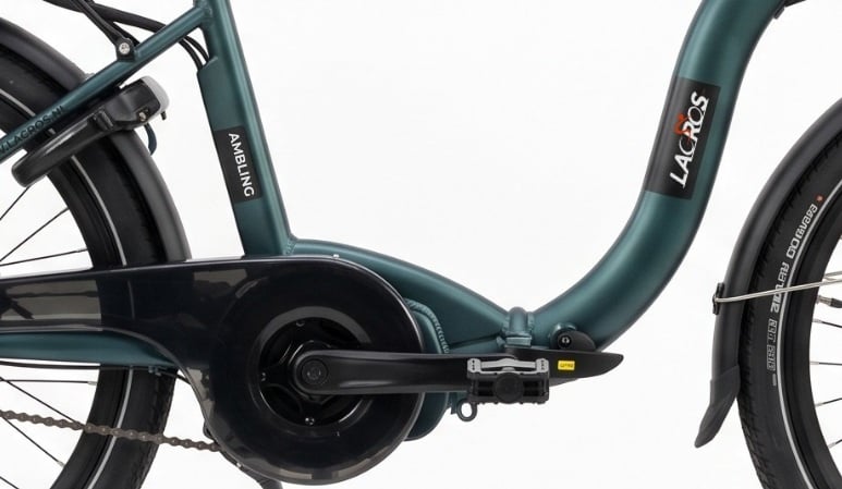 elektrische vouwfiets, lacros ambling a600xl, middenmotor