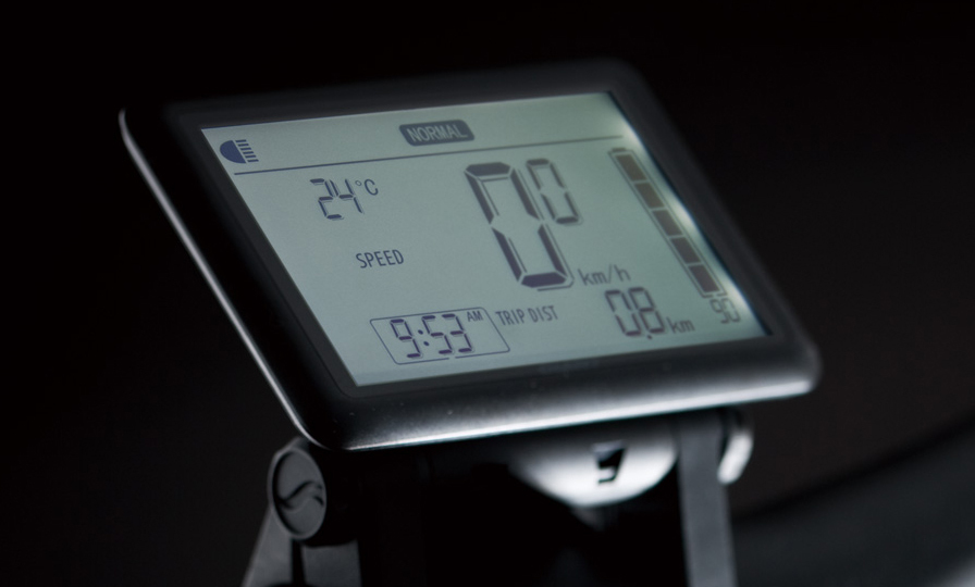 giant ride control charge display