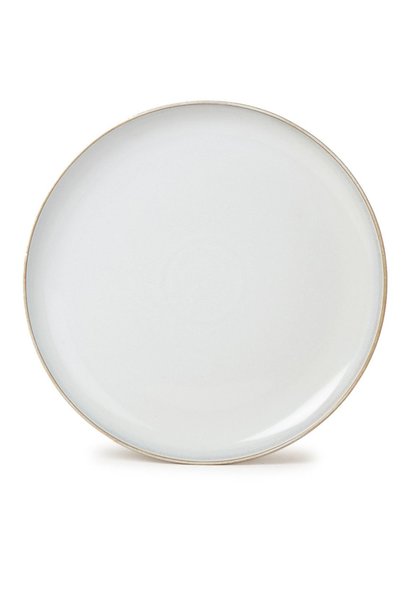 Terres de Rêves assiette plate blanche