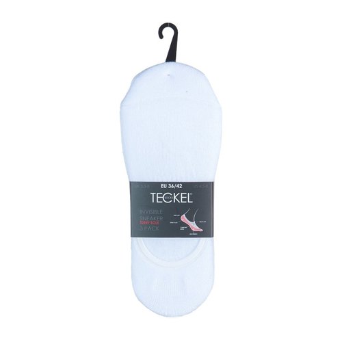 Teckel Invisible sneakersokken met badstof en anti-slip