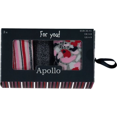 Apollo Apollo lurex bloem giftbox