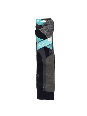 Welwoos Merino Wol Sokken Skisokken Warme Thermosokken Dikke Thermo Wintersokken voor Dames en Heren Winter Cadeaus Ski Sokken 3 Paar (Blauw/Paarse/Grijze, M