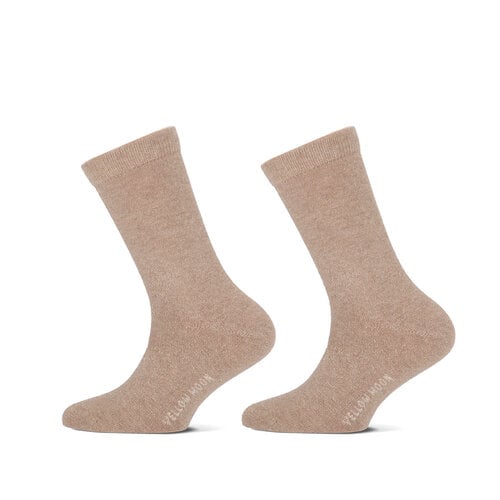 Yellow Moon Lurex glitter kindersokjes