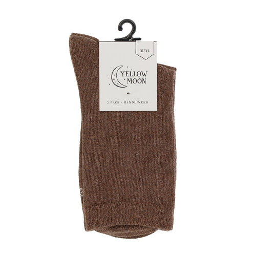 Yellow Moon Lurex glitter kindersokjes