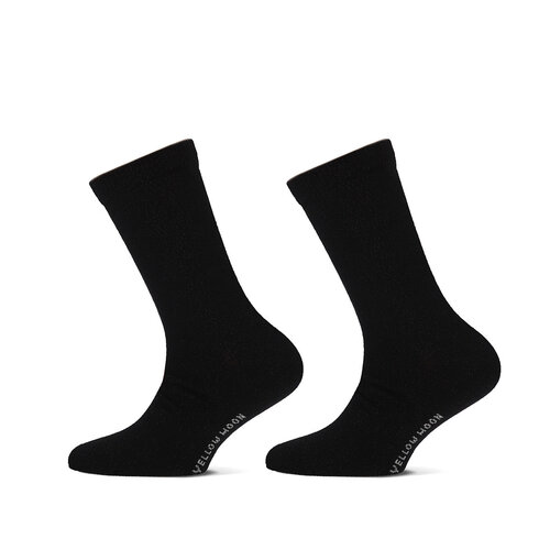 Yellow Moon Lurex glitter kindersokjes