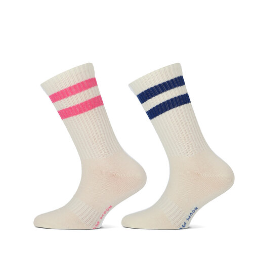 Yellow Moon Kinder sportsokken met strepen