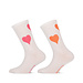 Yellow Moon Kinder sportieve sok met hartjes
