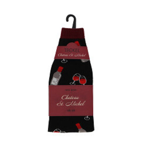 Teckel drank sokken met print 1-paar