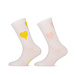 Yellow Moon Kinder sportieve sok met hartjes