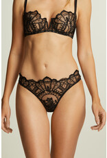 I.D. Sarrieri I.D. Sarrieri Black Lotus UW half cup bra J8127