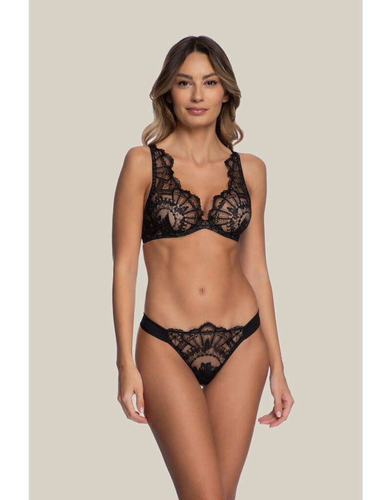 I.D. Sarrieri I.D. Sarrieri Black Lotus UW triangle bra J8168