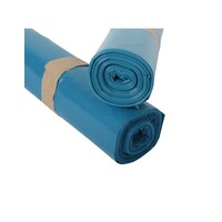 Vuilniszak 90x110cm blauw - 200 stuks