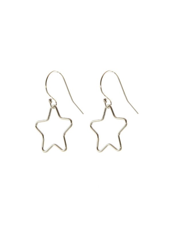 Earring Hook Open Star M Silver Blinckstar Earring Hook Open Star M Silver