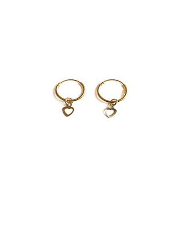 Bobby Rose Little Open Heart Earring