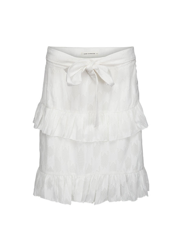 Sofie Schnoor Skirt White Ruffle