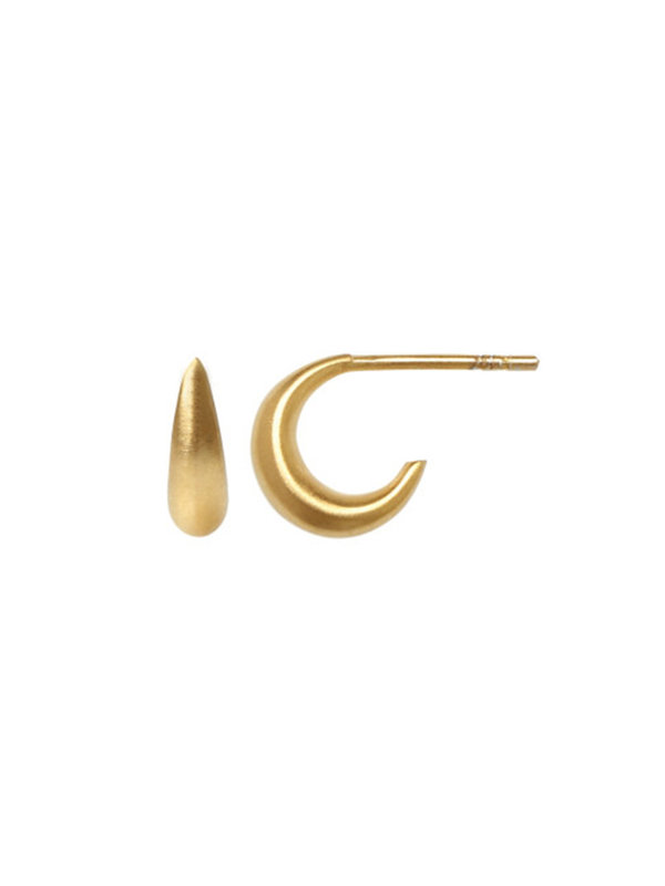 Petit Croissant Creol Earring Gold