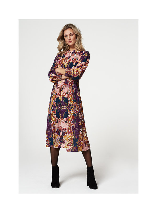 Pamila Dress Pink Purple Aaiko Pamila Dress Pink Purple