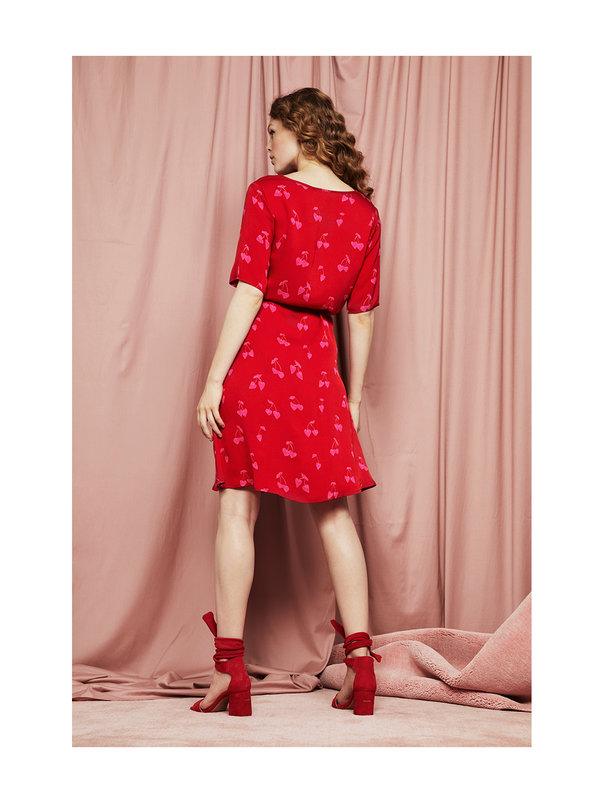 Fabienne Chapot Hannah Dress Red Mon Cherry