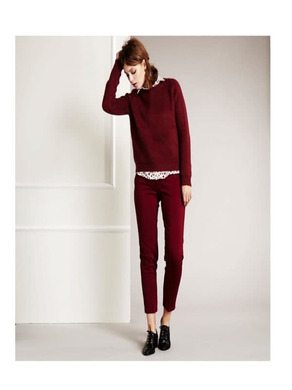 Fabienne Chapot Cato Pants Burgundy